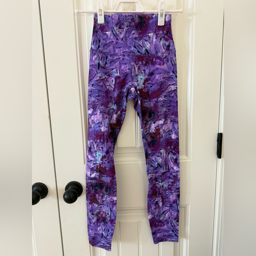 Lululemon Align Pant 25” (Iridescent Floral)